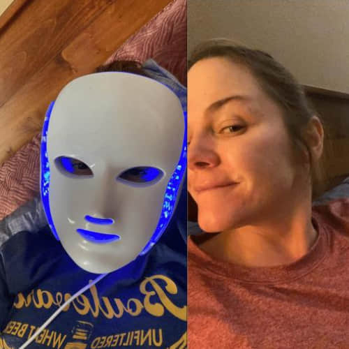 Gizmx LED Therapy Mask with face and neck coverage